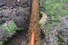 Foul Drain Run with inspection chambers